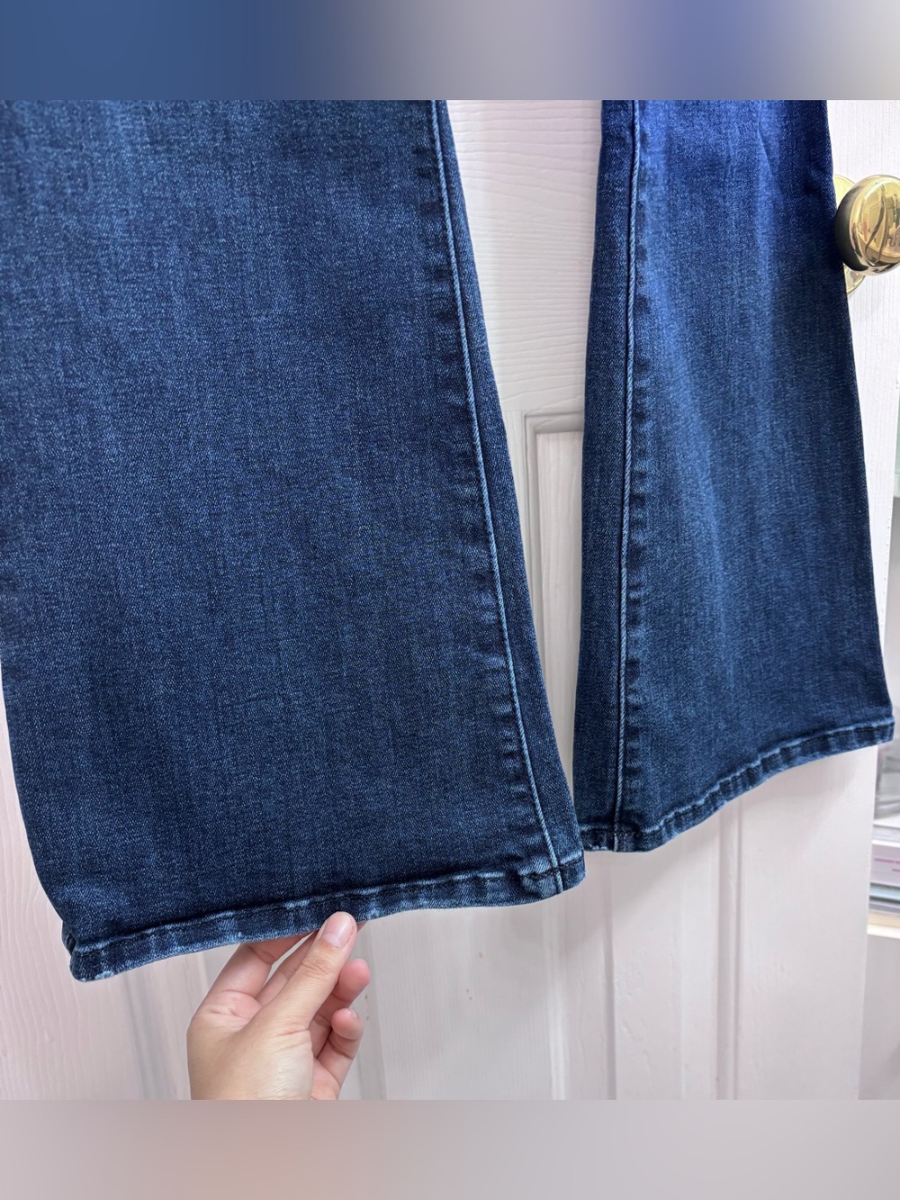 Just Black - Flare Jeans 31.5” Inseam‎ Dark Blue Wash - SIZE 27 - Picture 8 of 16